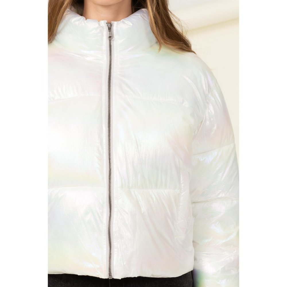 Iridescent Puffer Jacket - Picture 4 of 5